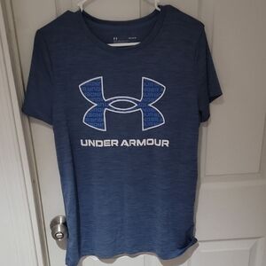 Lot Of 5 Heat Gear Under Armour And Champion T-Shirts, Women's Large